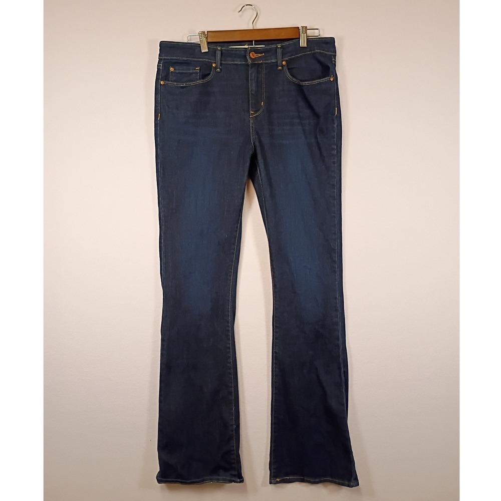 Western Signature by Levi Strauss Women 12L Dark Wash Mid Rise Bootcut Jean